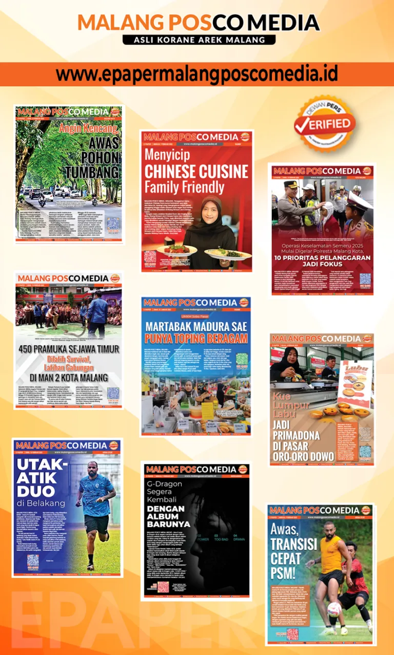 Epaper Malang Posco Media Edisi Senin, 10 Februari 2025